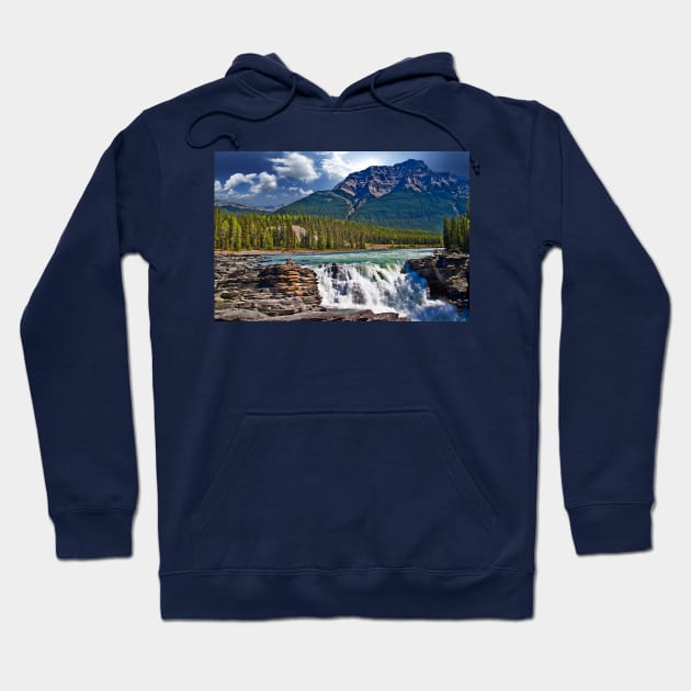 Canada. Jasper National Park. Athabasca Falls. Hoodie by vadim19